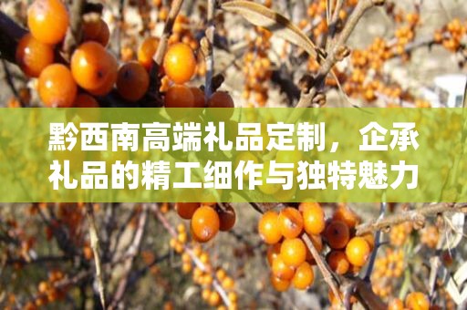 黔西南高端礼品定制，企承礼品的精工细作与独特魅力